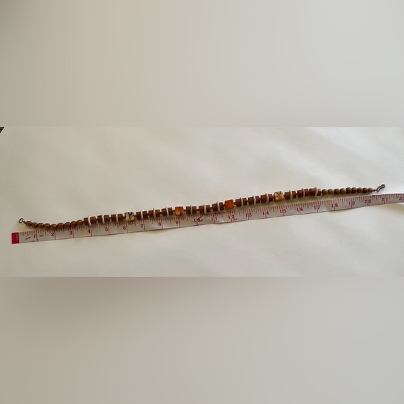 Wood Necklace handmade with natural wood - Picture 6 of 9